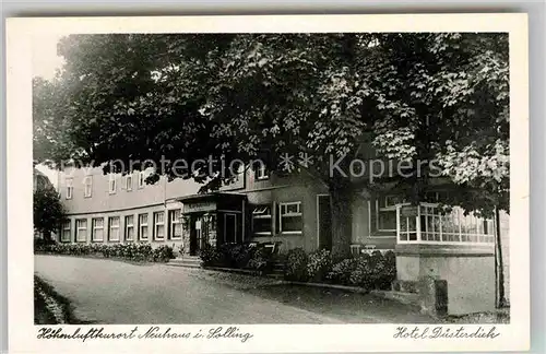 AK / Ansichtskarte Neuhaus Solling Hotel Duesterdiek Kat. Holzminden