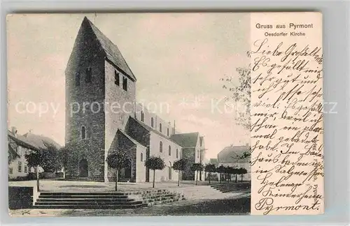AK / Ansichtskarte Bad Pyrmont Oesdorfer Kirche Kat. Bad Pyrmont