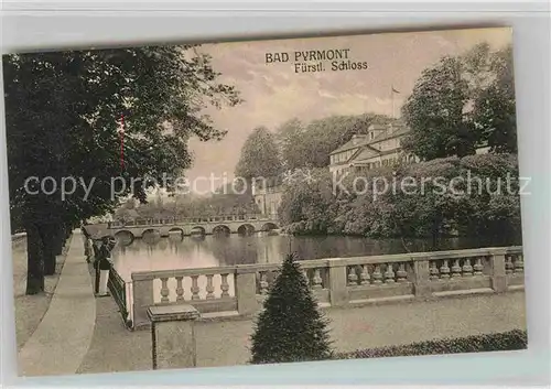 AK / Ansichtskarte Bad Pyrmont Fuerstl Schloss Kat. Bad Pyrmont