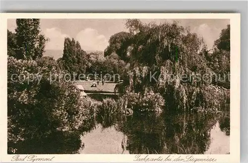 AK / Ansichtskarte Bad Pyrmont Park Liegewiese Kat. Bad Pyrmont