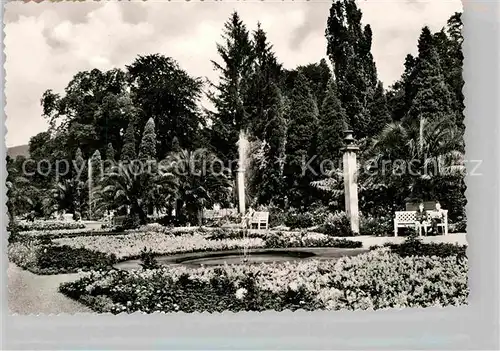 AK / Ansichtskarte Bad Pyrmont Palmengarten Springbrunnen Kat. Bad Pyrmont