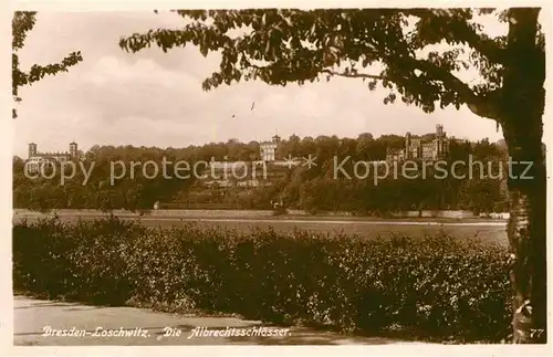 AK / Ansichtskarte Loschwitz Albrechtsschloesser Kat. Dresden