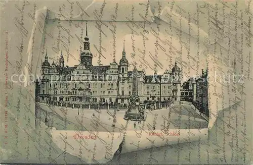 AK / Ansichtskarte Dresden Koenigliches Schloss Kat. Dresden Elbe
