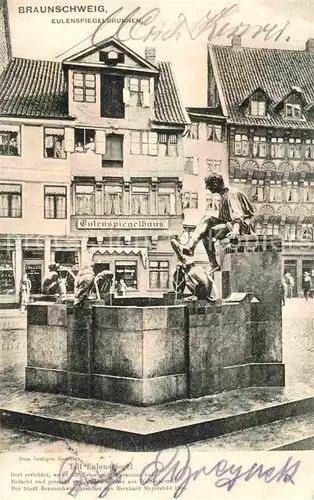 AK / Ansichtskarte Braunschweig Eulenspiegelbrunnen Kat. Braunschweig