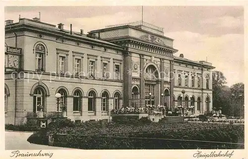 AK / Ansichtskarte Braunschweig Hauptbahnhof Kat. Braunschweig