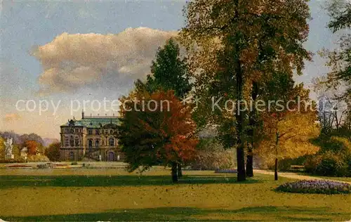 AK / Ansichtskarte Verlag Photochromie Nr. 3242 Serie 188 Dresden Grosser Garten im Herbst Kat. Verlage
