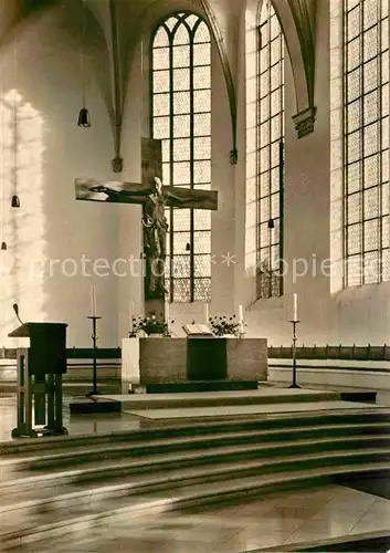 AK / Ansichtskarte Muenster Westfalen Altar der Universitaetskirche Muenster Kat. Muenster