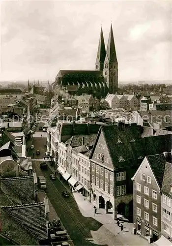 AK / Ansichtskarte Luebeck Marienkirche vom Jacobikirchturm gesehen Kat. Luebeck