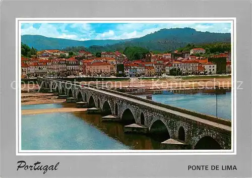 AK / Ansichtskarte Ponte de Lima Brueckenpartie Kat. Portugal