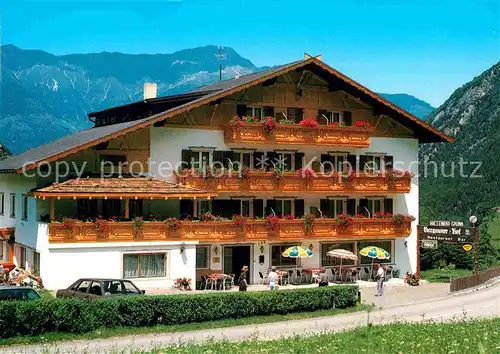 AK / Ansichtskarte Martell Pension Burgaunerhof Alpenblick Kat. Vinschgau Bozen Suedtirol