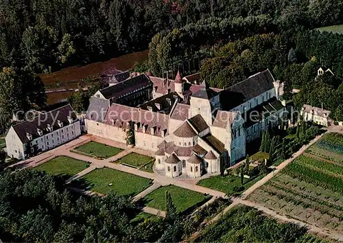 AK / Ansichtskarte Fontgombault Abbaye Notre Dame vue aerienne Kat. Fontgombault