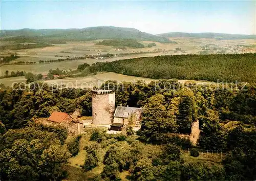 AK / Ansichtskarte Borgholzhausen Burg Ravensberg Teutoburger Wald Fliegeraufnahme Kat. Borgholzhausen