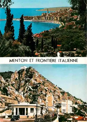 AK / Ansichtskarte Menton Alpes Maritimes et Frontiere Italienne Kat. Menton