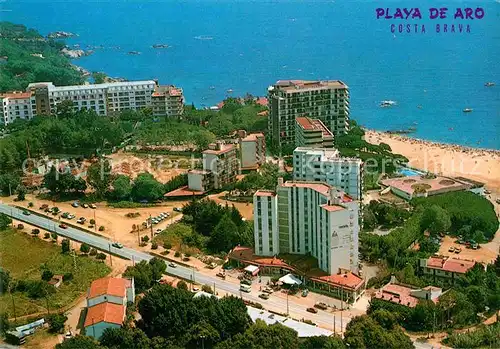AK / Ansichtskarte Playa de Aro Cataluna Hotels Strand Fliegeraufnahme Kat. Baix Emporda