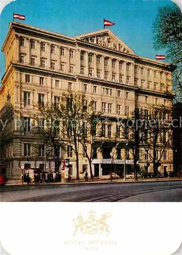 AK / Ansichtskarte Wien Hotel Imperial Kat. Wien