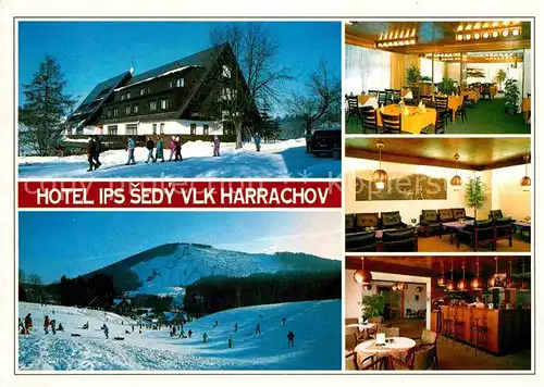 AK / Ansichtskarte Harrachov Harrachsdorf Hotel Ips Sedy Vlk Krkonose Wintersportplatz Riesengebirge Kat. Harrachsdorf