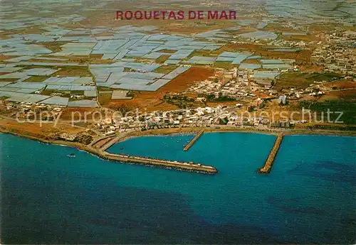 AK / Ansichtskarte Roquetas de Mar Vista aerea del puerto Kat. Costa de Almeria