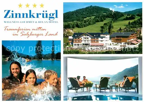 AK / Ansichtskarte St Johann Tirol Zinnkruegl Wellness Hotel Schwimmbad Kat. St. Johann in Tirol
