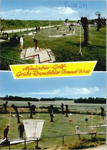 Grube Grube Mini-Golf Rosenfelder Strand * /  /