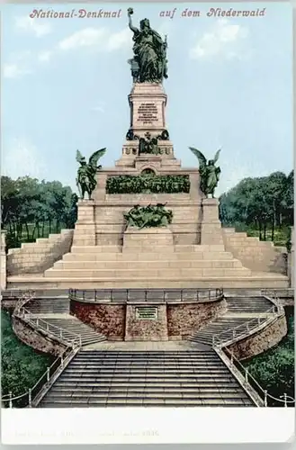 Niederwald Niederwald Natiolal Denkmal  ungelaufen ca. 1900 /  /