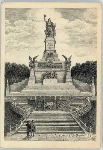 Niederwald Niederwald Denkmal ungelaufen ca. 1920 /  /
