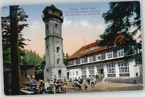 Scheibenberg Erzgebirge Scheibenberg Erzgebirge Koenigin Carola Turm Unterkunftshaus x /  /