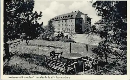 Hellersen Hellersen Krankenhaus Sportverletzte x /  /