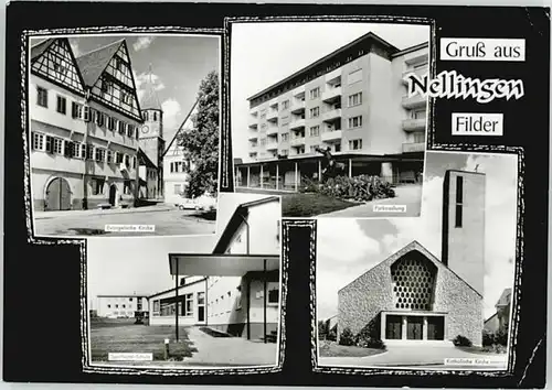 Nellingen Nellingen Kirche Sportleiter Schule * /  /