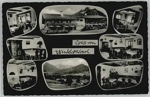 Winkl Winkl bei Sfischbachau Cafe Winklstueberl ungelaufen ca. 1955 /  /