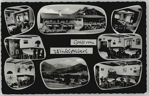 Winkl Winkl bei Fischbachau Cafe Winklstueberl ungelaufen ca. 1955 /  /