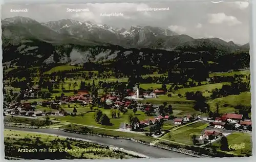 Arzbach Fliegeraufnahme o 1962