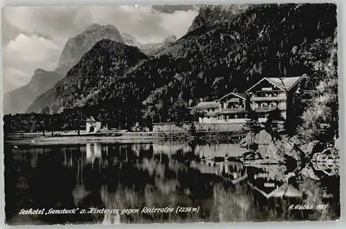 Hintersee Hintersee Seehotel Gemsbock ungelaufen ca. 1955 /  /