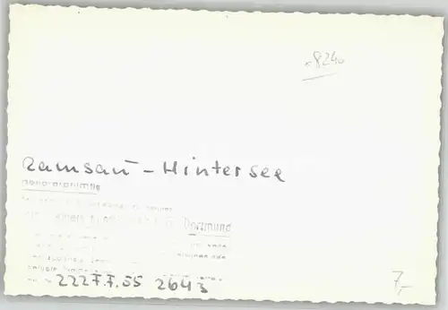 Hintersee Hintersee  ungelaufen ca. 1955 /  /