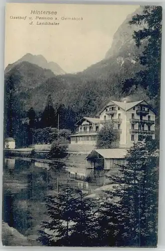 Hintersee Hintersee Gasthof zum Gemsbock ungelaufen ca. 1910 /  /