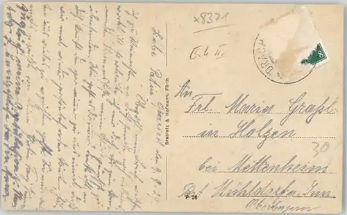 Oberried Forsthaus Post x 1929