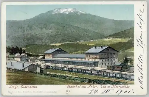 Bayerisch Eisenstein Bahnhof  x 1901