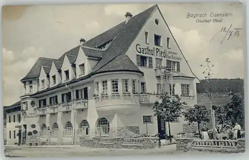 Bayerisch Eisenstein Gasthof Pledl x 1913