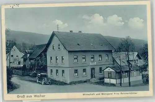 Weiher Wirtschaft Fritz Reichenbaecher x 1920