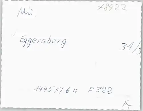 Eggersberg Fliegeraufnahme o 1964