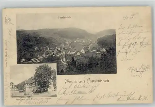 Hirschbach Gasthaus Brauerei Puerner x 1899