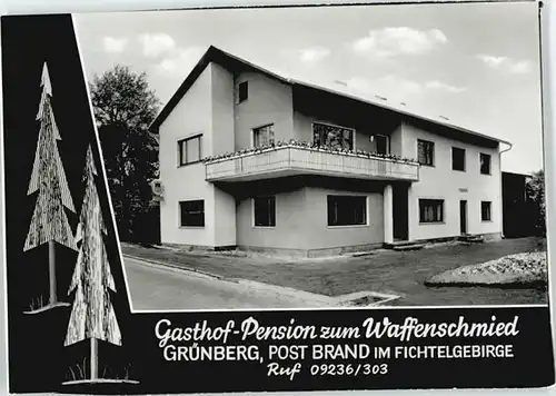 Gruenberg Gasthof Pension Waffenschmied * 1921-1965