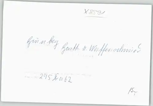 Gruenberg Gasthof Pension Waffenschmied * 1962