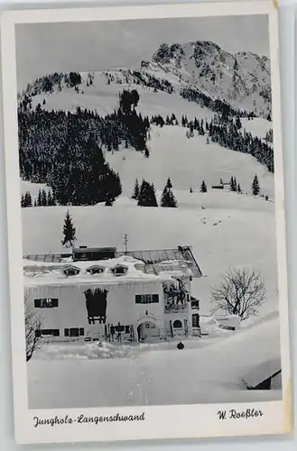 Jungholz Langenschwand Hotel Sorgschrofen * 1940