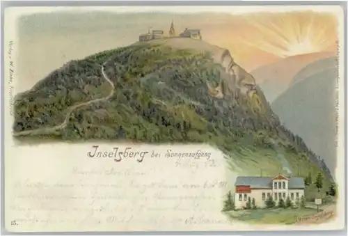 Waltershausen [Stempelabschlag] Inselsberg x