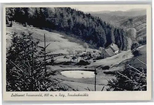 Frauenwald Fraubachmuehle *