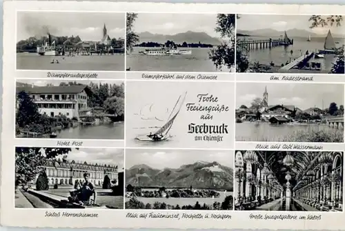 Seebruck Seebruck Hotel Post Schloss Herrenchiemsee Fraueninsel x /  /