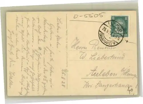 Ilfeld Sophienhof Gasthaus Brauner Hirsch x