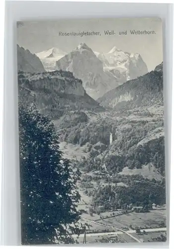 Rosenlaui Rosenlaui Gletscher Wetterhorn * /  /