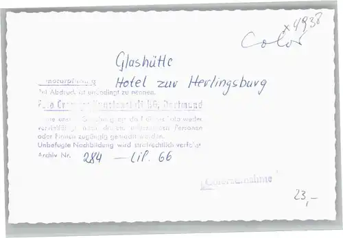 Glashuette Hotel zur Herlingsburg *