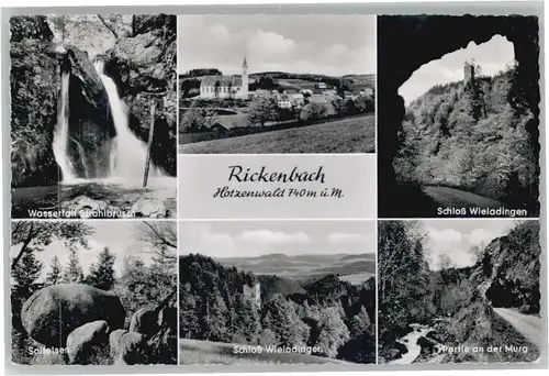 Rickenbach Solfelsen Schloss Wieladingen Wasserfall Strahlbrusch x